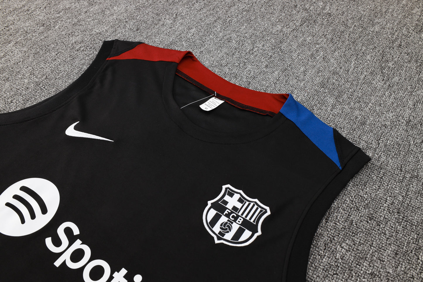 Barcelona Sleeveless Training Kit - Black