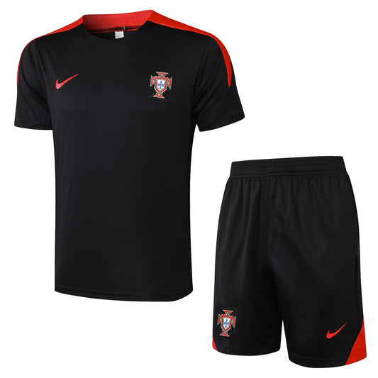 Portugal Training Kit - Red/Black