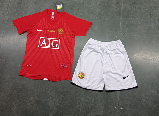 Manchester United 2007/08 Home - Kids