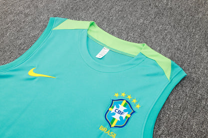 Brazil Sleeveless Training Kit - Turquoise