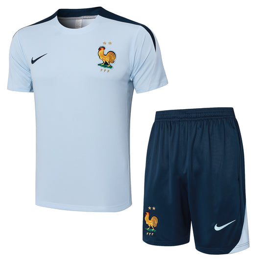 France Training Kit - Sky/Navy