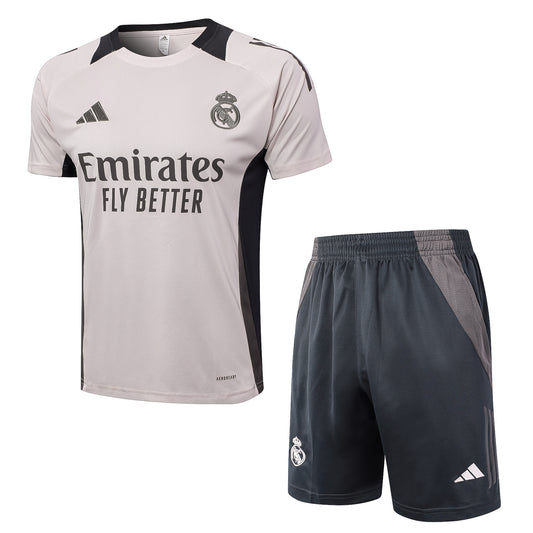 Real Madrid Training Kit - Beige/Black/Grey