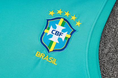 Brazil Sleeveless Training Kit - Turquoise