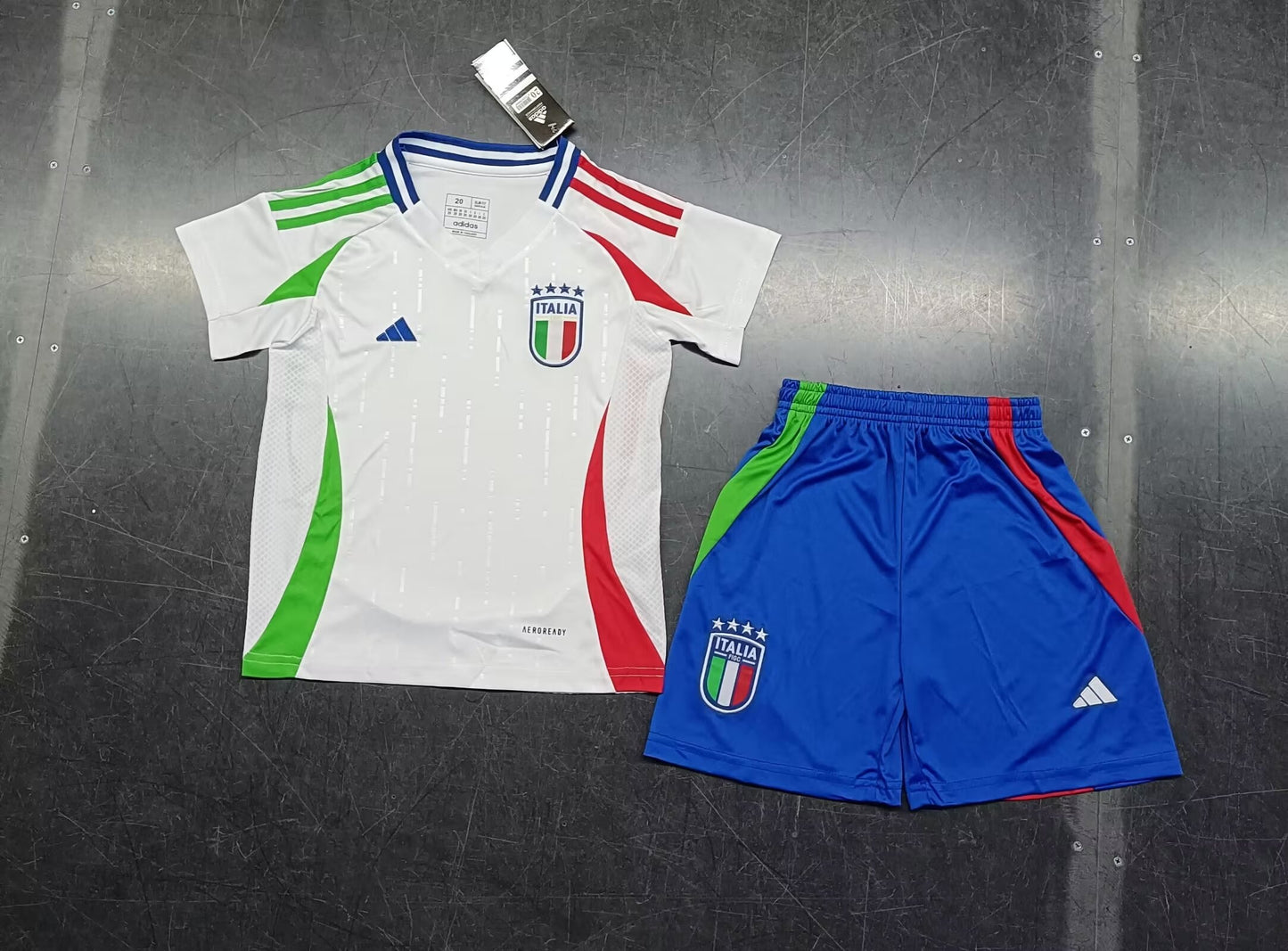 Italy 2024 EURO Away - Kids