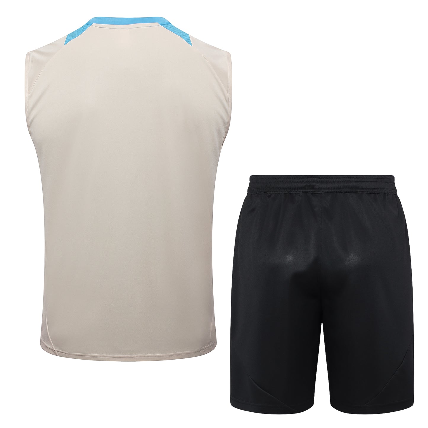 Argentina Sleeveless Training Kit - Beige/Electric Blue/Black