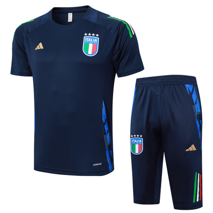 Italy Training Kit (3/4 Pants) - Azure/Navy