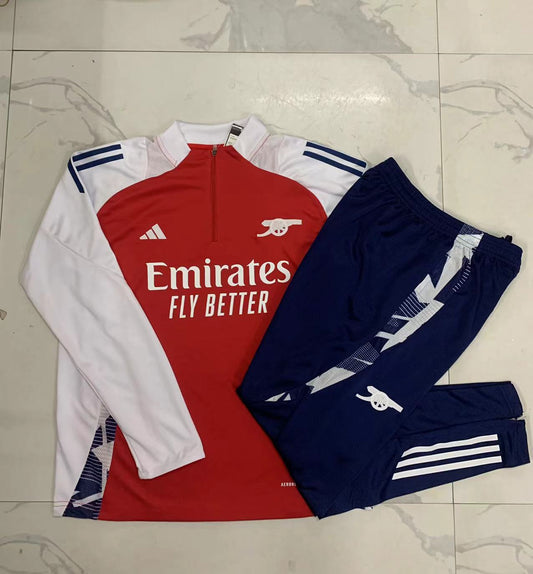 Arsenal 1/4 Zip Tracksuit Home