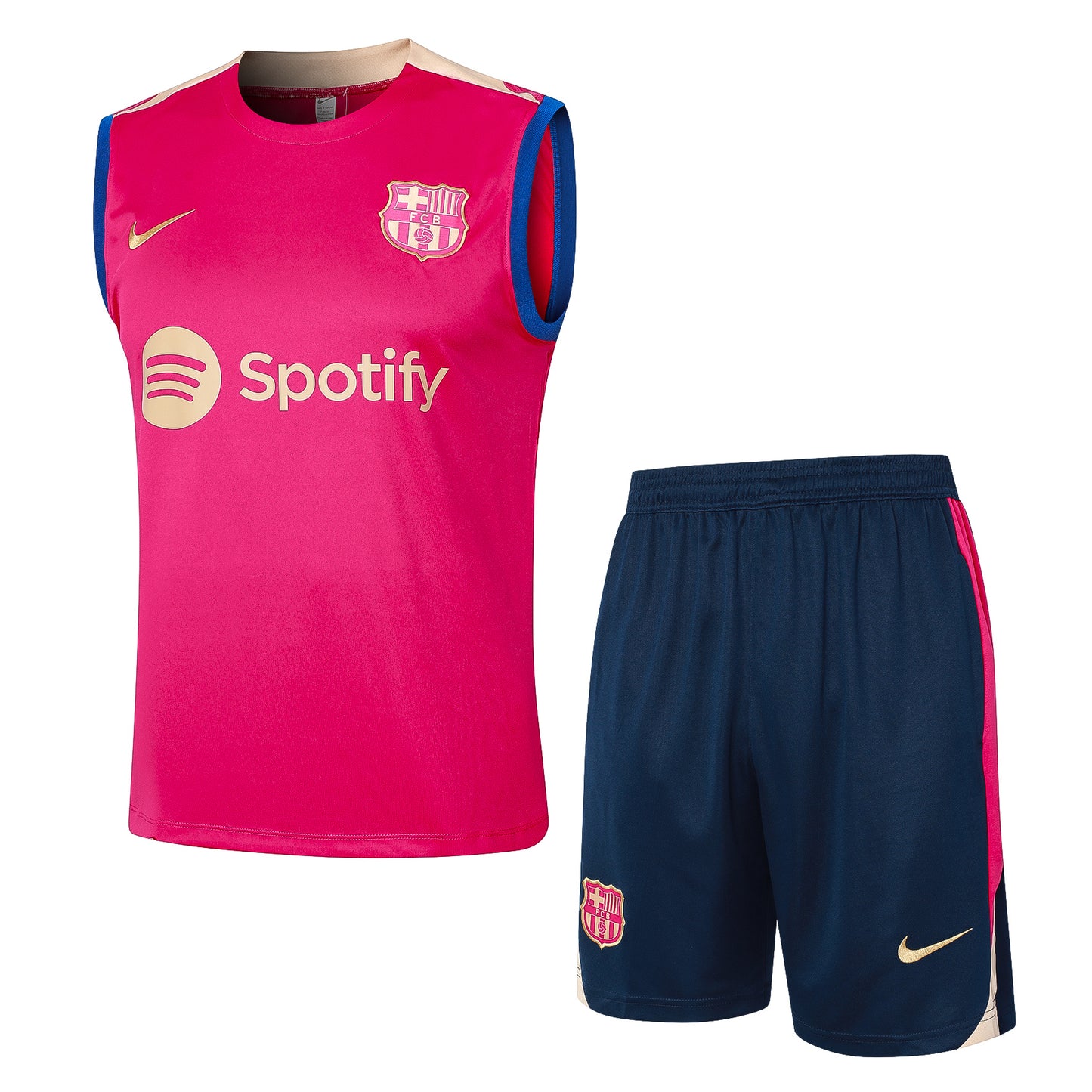 Barcelona Sleeveless Training Kit - Magenta