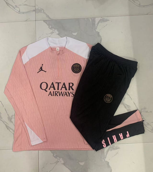 PSG 1/4 Zip Tracksuit Set Pink