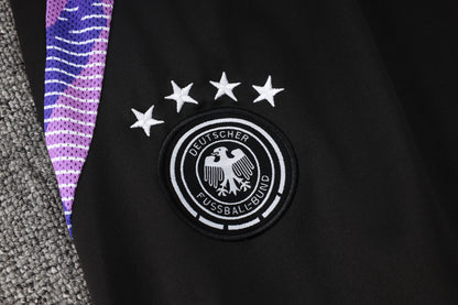 Germany 1/4 Zip Tracksuit Set White/Violet/Black