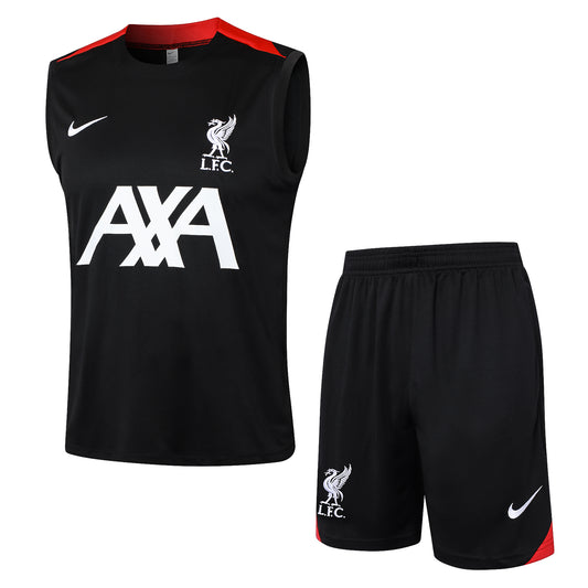 Liverpool Sleeveless Training Kit - Black