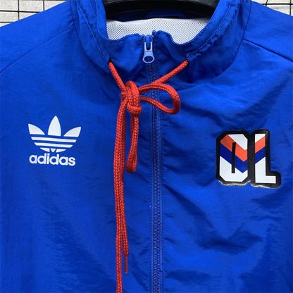 Olympique Lyon Retro Windbreaker